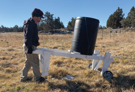 Homemade Chicken Feeder for Pastured Poultry Image
